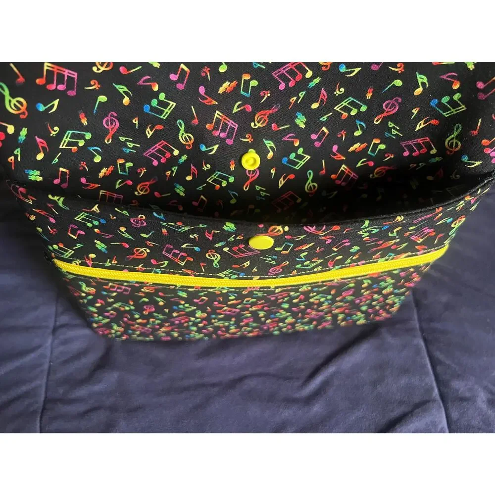 NWOT Large Book Sleeve & Corner Bookmark, Dual Pockets